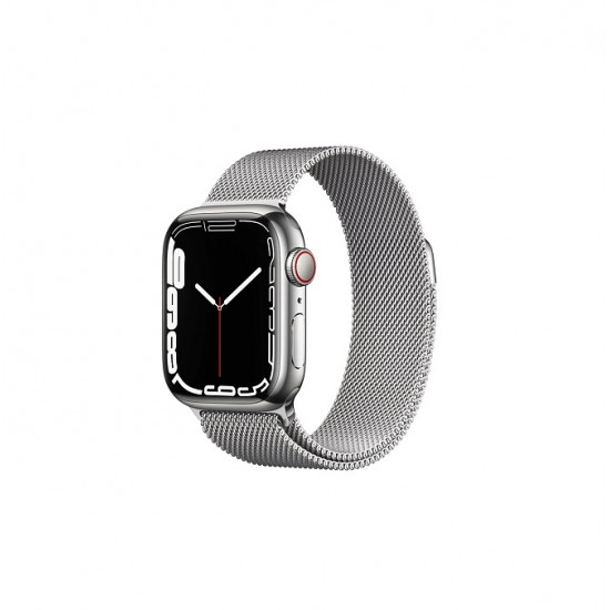 Apple Watch Series 7 41mm Edelstahl Milanaise Armband + Cellular image