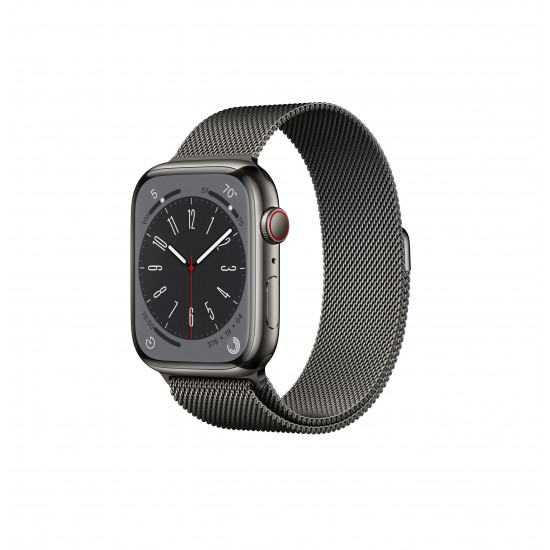 Apple Watch Series 8 41mm Edelstahl Milanaise Armband + Cellular image