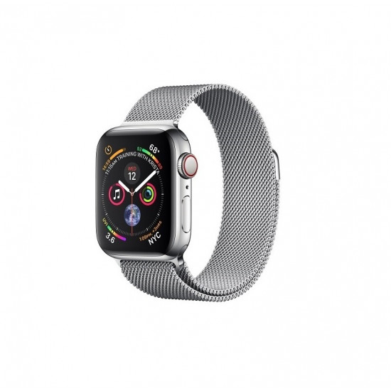 Apple Watch Series 4 44mm Edelstahl Milanaise Armband + Cellular image