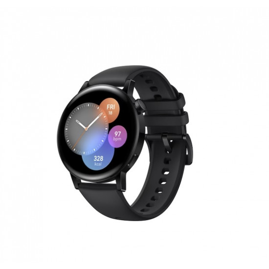 Huawei Watch GT 3 42mm schwarz Silikonarmband image