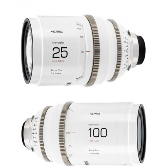 Anamorphic Cine-Objektiv Set 25&100 mm T2.0 1.33x mit PL-Mount image