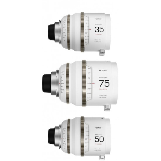 Anamorphic Cine-Objektiv Set 35&50&75mm T2.0 1.33x mit PL-Mount image